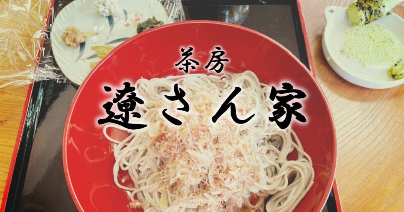 【伊豆・茶房遼さん家】修善寺で美味しいわさび蕎麦を食べたよ♪〈ちゅんころもちレポート〉